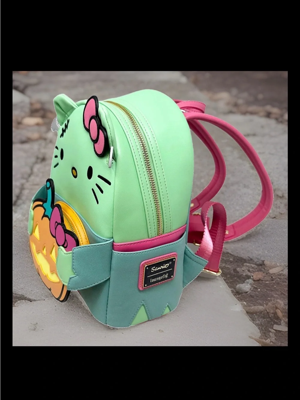 NEW Loungefly Sanrio HELLO KITTY Undead HALLOWEEN Frankenstein Cosplay Backpack